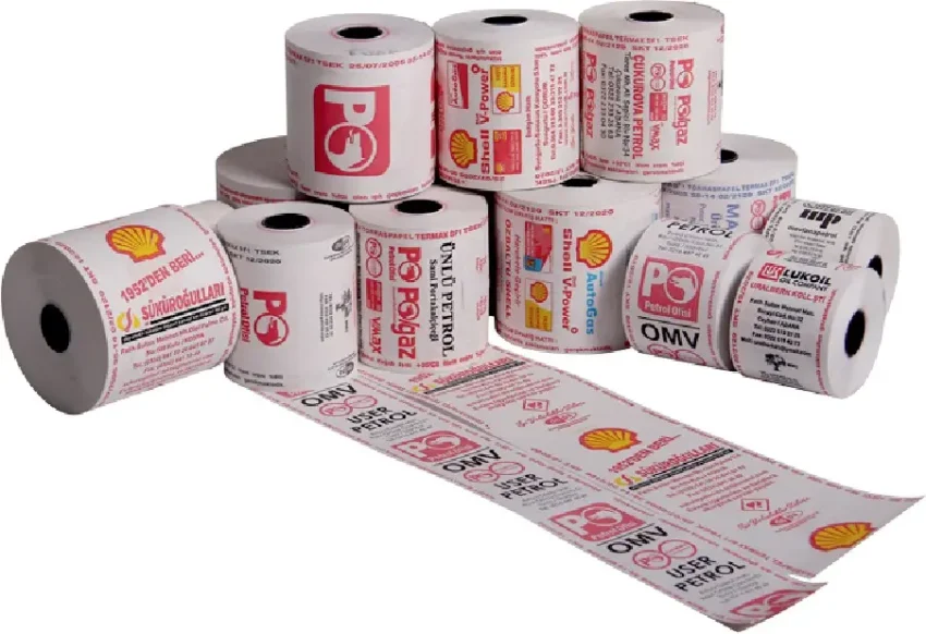 PRE-PRINTED THERMAL PAPER ROLLS